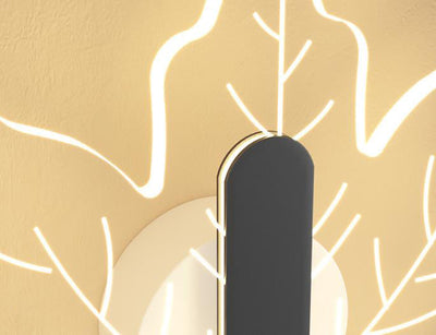 Modern Acrylic Maple Leaf Shape LED Creative Wall Sconce Lamp
