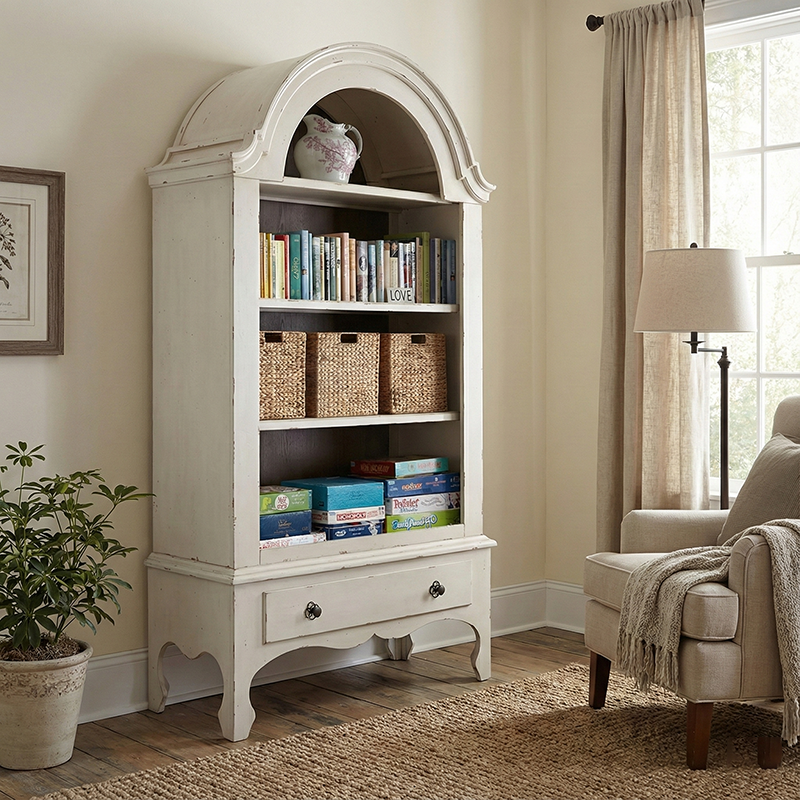 Moderner Shabby Chic Aschenholz Massivholz Mehrschichtplatte Gebogene – BulbSquare