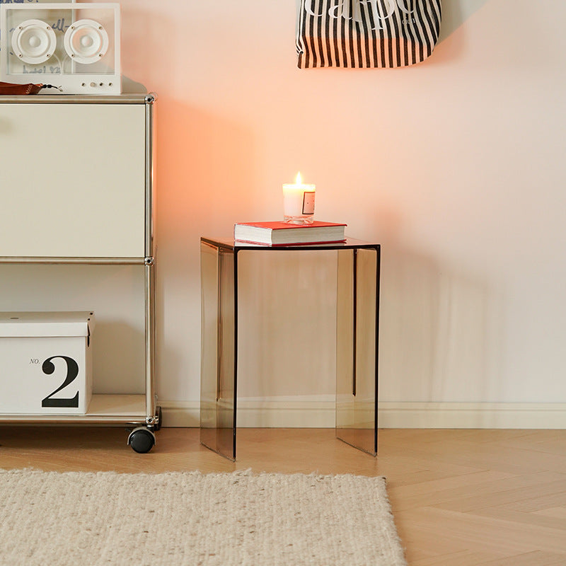 Photo inspiration: Visual Reference: Modern Minimalist Pc Rectangular Side Table For Bedroom Living Room
