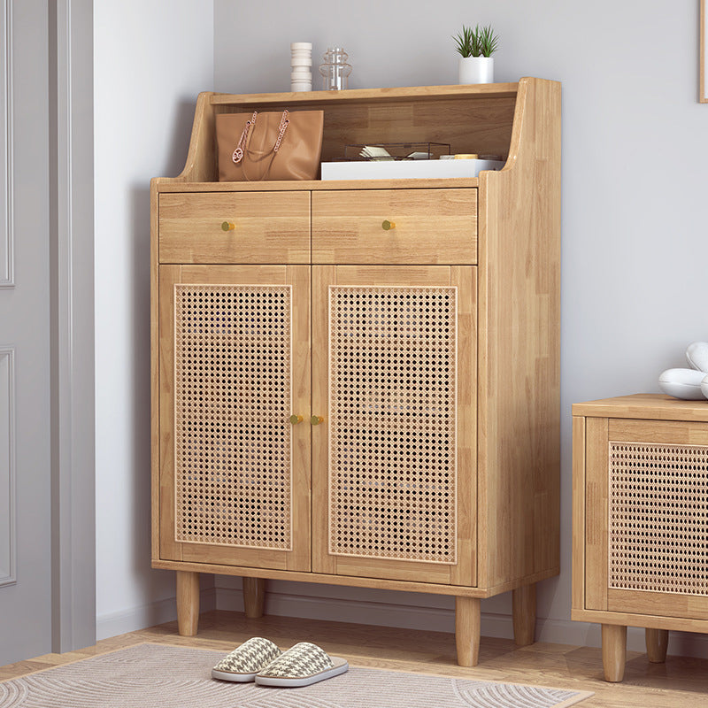 Traditioneller chinesischer Gummibaum-Rattan-Rechteckiger Durchbrochen –  BulbSquare