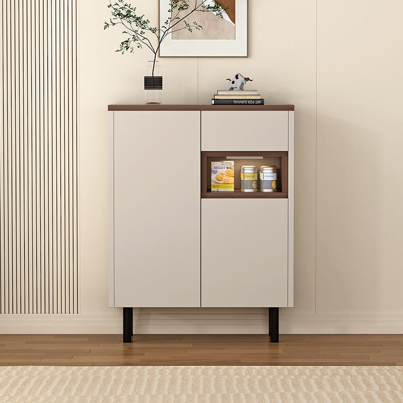 Moderner minimalistischer Aufbewahrungsschrank aus Massivholz und Eco- – BulbSquare