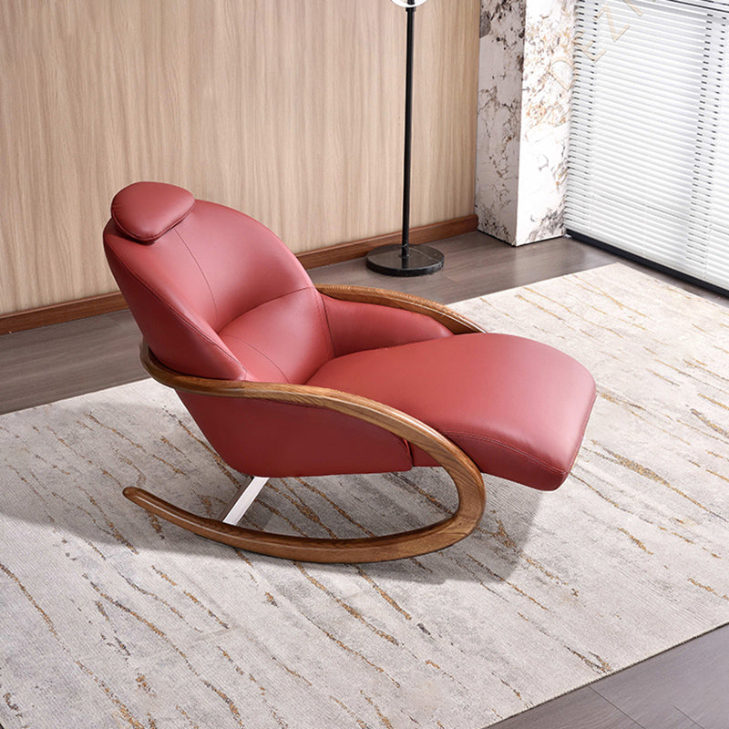 Nostalgic Vintage Recliner - Curved Design Stain & Wear-Resistant