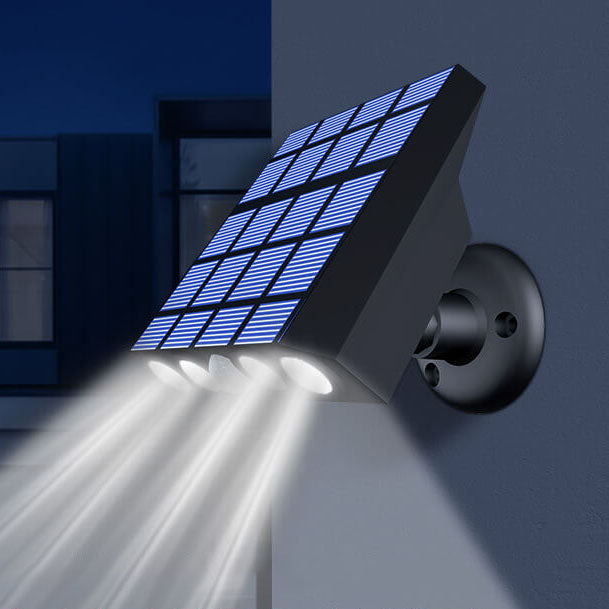 Modern Solar Human Sensor Waterproof Outdoor LED Wall Light