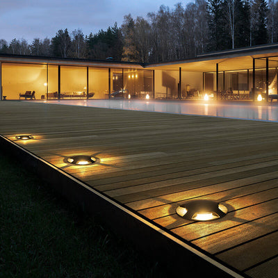 Modern Minimalist Waterproof LED Outdoor Light Ground Insert Landscape Light