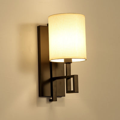 Chinese Retro Zen 1-Light Wall Sconce Lamp