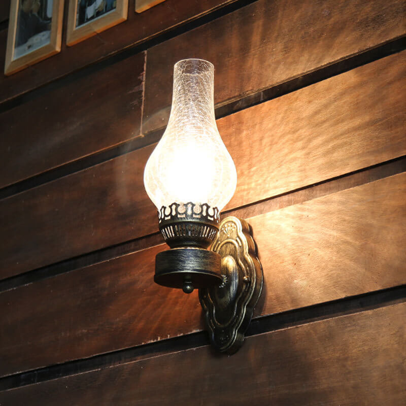 Retro Kerosene 1-Light Wall Sconce Lamps