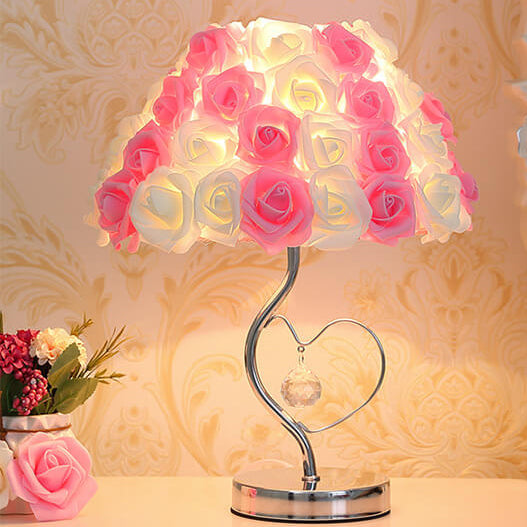 European crystal table lamp sales rose