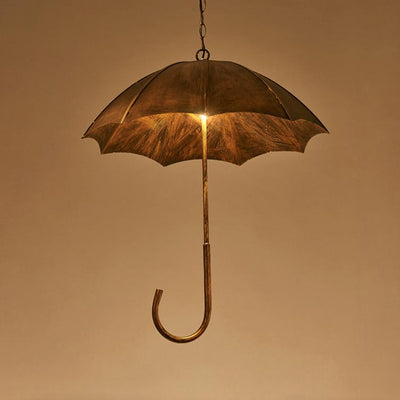 Retro Industrial 5-Light Umbrella Chandeliers