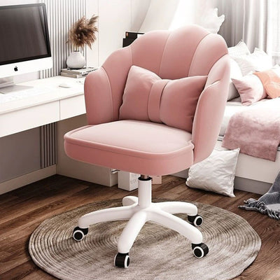Modern Minimalist Rectangular Velvet Plastic Vanity Stool Backrest Armless For Bedroom