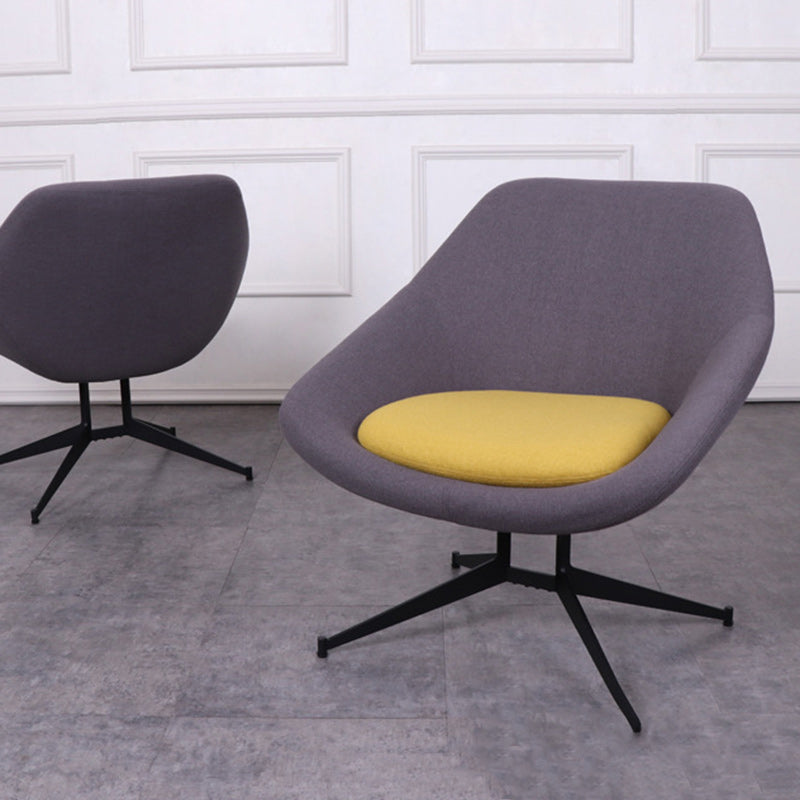 Moderno Minimalista Hierro Tela Esponja Silla de Arco Cuadrado Silla de Salón Respaldo para Sala de Estar 