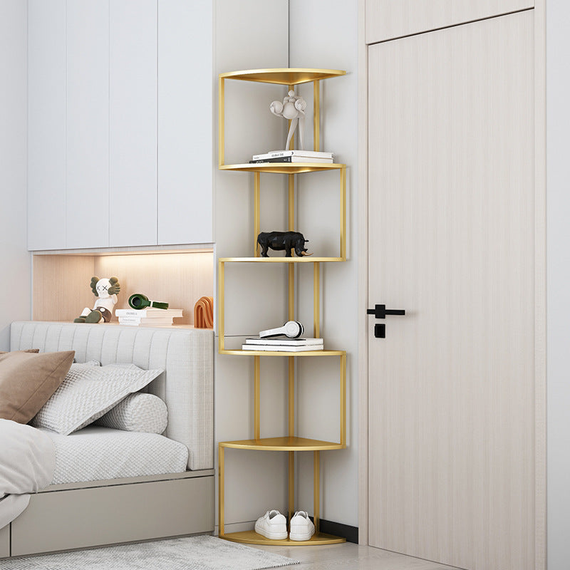 Contemporary Minimalist Square Iron Creative Bookshelf 3/4/5-Tier For Living Room