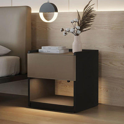 Traditioneller europäischer rechteckiger Holztisch aus Leder mit 1 Schublade für das Wohnzimmer 