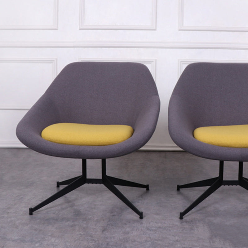 Moderno Minimalista Hierro Tela Esponja Silla de Arco Cuadrado Silla de Salón Respaldo para Sala de Estar 