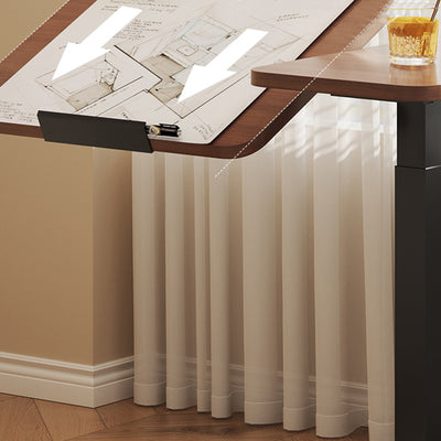 Modern Minimalist Rectangular Particle Board Carbon Steel Side Table 1-Tier For Living Room