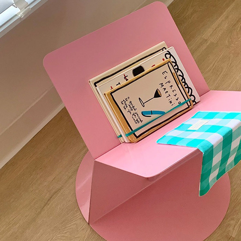 Zeitgenössischer kreativer runder quadratischer Metall-Beistelltisch 1-stufig für Wohnzimmer 