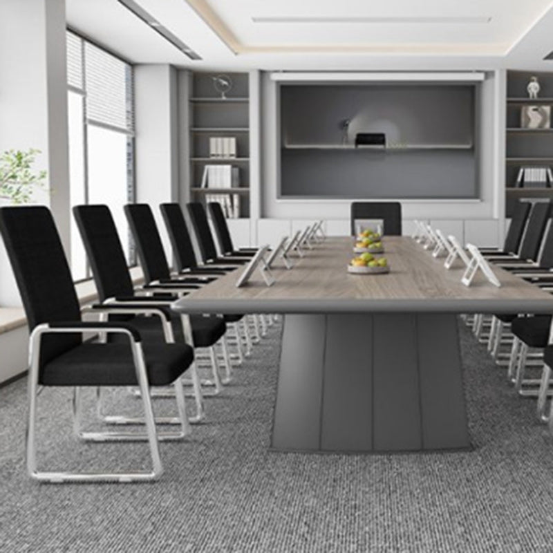 Moderne Einfachheit Mesh-Gewebe Leder Schwamm Latex Stahl Quadratischer Schreibtischstuhl Rückenlehne Armlehne Für Home Office 