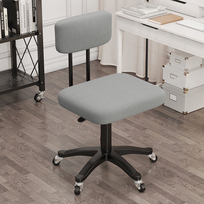 Chaise de bureau rectangulaire minimaliste moderne en tissu plastique alliage d&