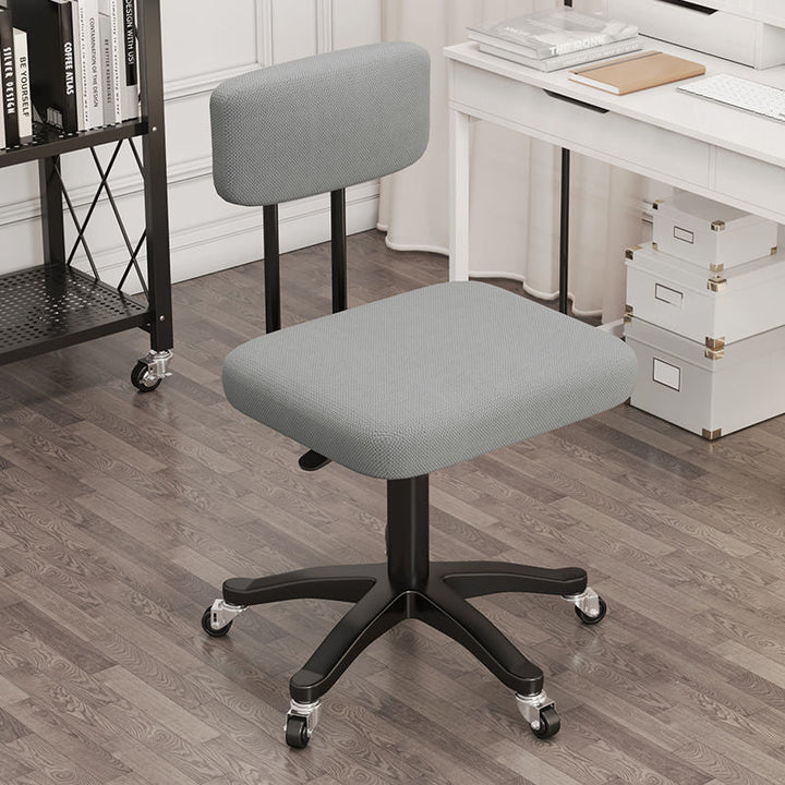 Chaise de bureau rectangulaire minimaliste moderne en tissu plastique alliage d&