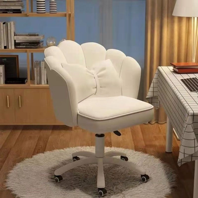 Moderno Minimalista Rectangular Taburete de Tocador de Terciopelo y Plástico con Respaldo Sin Brazos Para Dormitorio 
