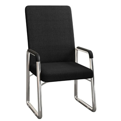 Moderne Einfachheit Mesh-Gewebe Leder Schwamm Latex Stahl Quadratischer Schreibtischstuhl Rückenlehne Armlehne Für Home Office 