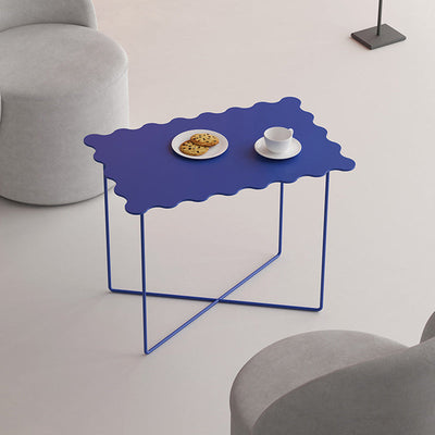 Moderner minimalistischer runder quadratischer rechteckiger Eisensofatisch 1-stufig für Wohnzimmer 