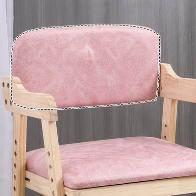 Modern Minimalist Adjustable Solid Pine Wood Cotton Linen Foam Sponge Kids Chair For Bedroom