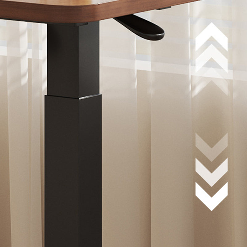 Modern Minimalist Rectangular Particle Board Carbon Steel Side Table 1-Tier For Living Room