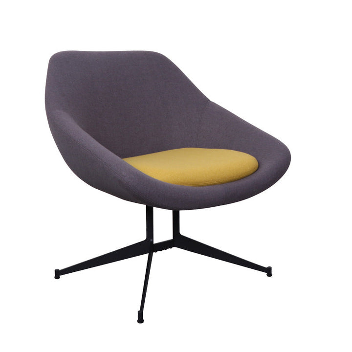 Moderno Minimalista Hierro Tela Esponja Silla de Arco Cuadrado Silla de Salón Respaldo para Sala de Estar 