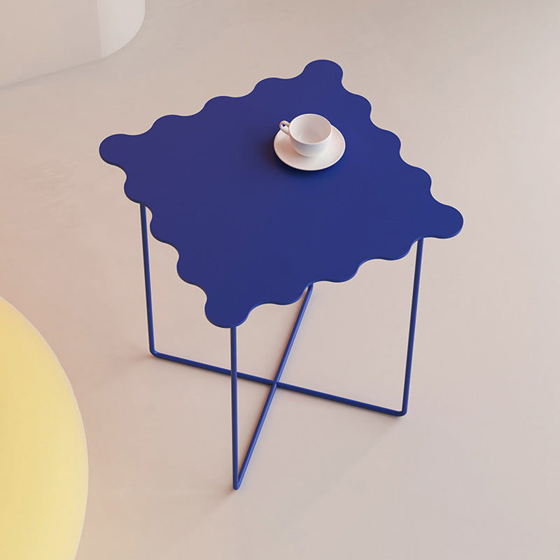 Moderner minimalistischer runder quadratischer rechteckiger Eisensofatisch 1-stufig für Wohnzimmer 