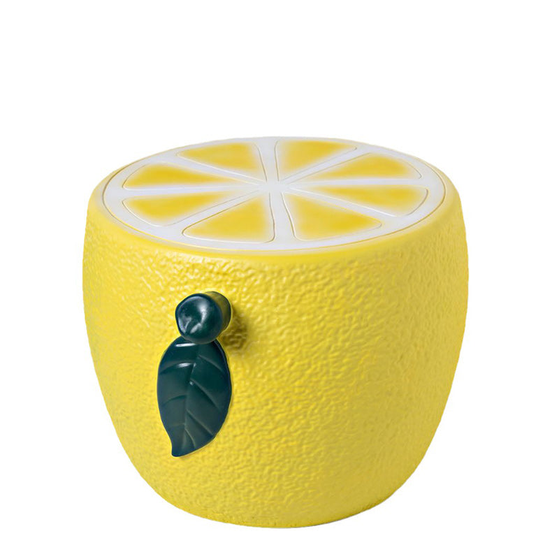Moderno Art Deco Hoja de Limón Redonda Silla de Plástico Sin Respaldo Sin Brazos Para Dormitorio 