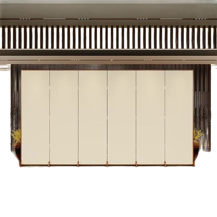 Divisor de habitación de madera de abeto rectangular tradicional de madera maciza contrachapada de algodón para sala de estar 