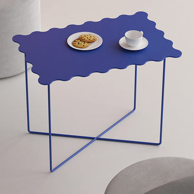 Moderner minimalistischer runder quadratischer rechteckiger Eisensofatisch 1-stufig für Wohnzimmer 