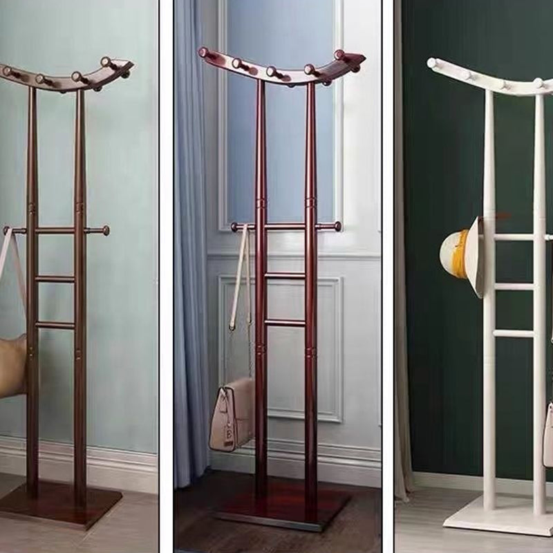 Modern Minimalist Boat-Shaped Hook Solid Wood Display Rack For Living Room