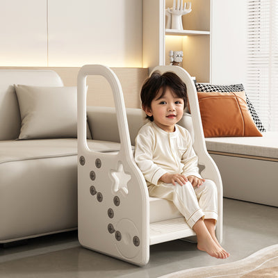 Contemporary Scandinavian High Density Polyethylene Kids Step Stool 2/3-Step For Living Room
