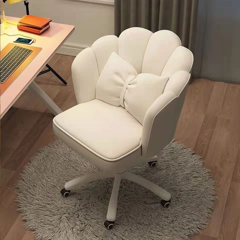 Modern Minimalist Rectangular Velvet Plastic Vanity Stool Backrest Armless For Bedroom