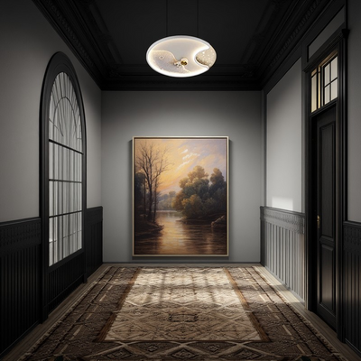 Modern Minimalist Round Rectangular Iron Acrylic LED Flush Mount Ceiling Light For Bedroom