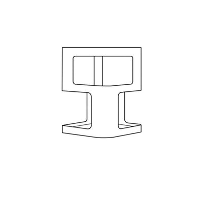Contemporary Creative Rectangular Stainless Steel Side Table 3-Tier For Living Room