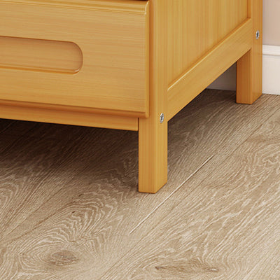 Table de chevet rectangulaire en bois massif japonais traditionnel 1/3 tiroir pour chambre 