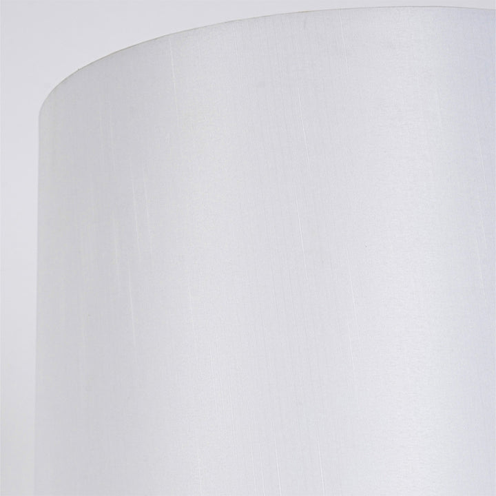 Lampe de table 1 lumière en tissu avec vase en verre dégradé bleu minimaliste moderne pour chambre à coucher 