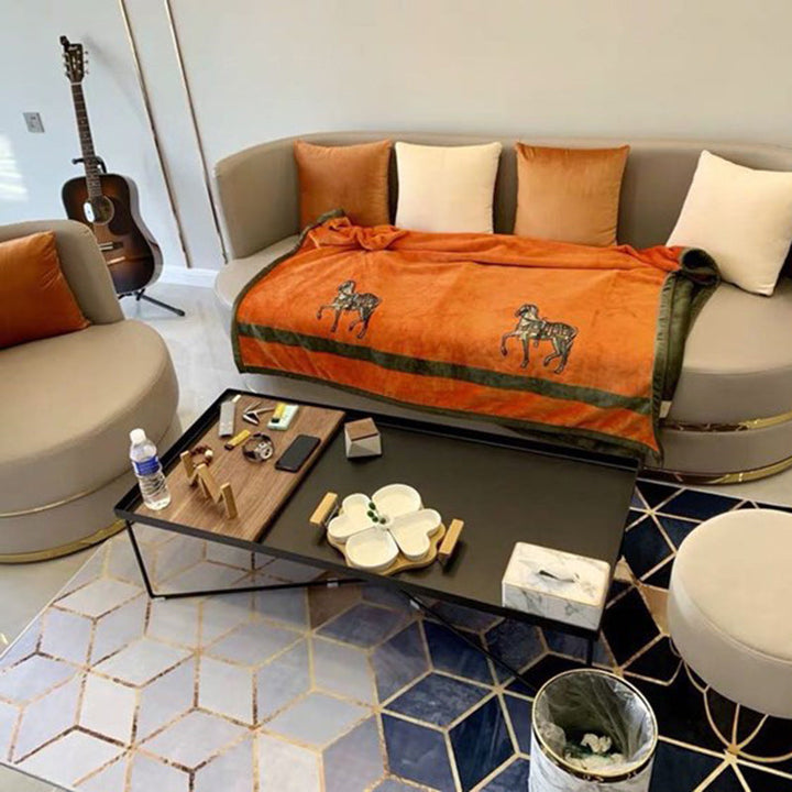 Moderner rechteckiger Couchtisch im Industrial-Stil aus Eisen und umweltfreundlichem Holzwerkstoff für das Wohnzimmer 