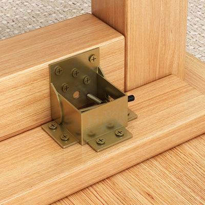 Table basse rectangulaire pliante moderne minimaliste en bois massif pour salon 