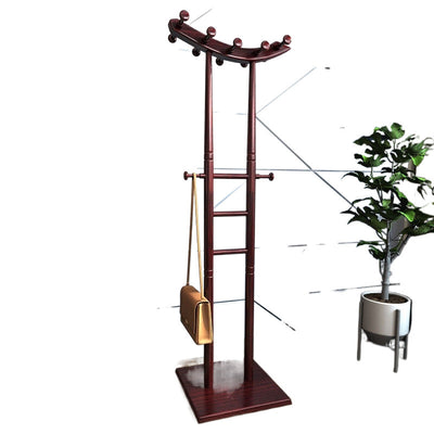 Modern Minimalist Boat-Shaped Hook Solid Wood Display Rack For Living Room