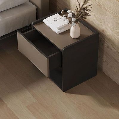 Traditioneller europäischer rechteckiger Holztisch aus Leder mit 1 Schublade für das Wohnzimmer 