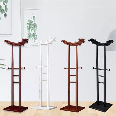 Modern Minimalist Boat-Shaped Hook Solid Wood Display Rack For Living Room