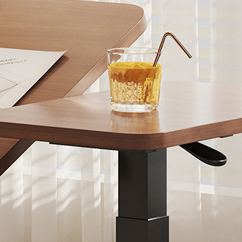 Modern Minimalist Rectangular Particle Board Carbon Steel Side Table 1-Tier For Living Room