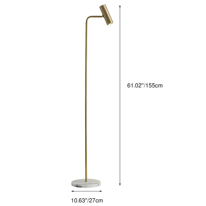 Base de lámpara simple de hierro industrial ajustable LED lámpara de pie 