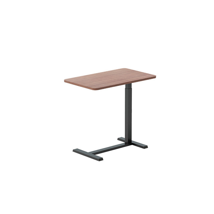Modern Minimalist Rectangular Particle Board Carbon Steel Side Table 1-Tier For Living Room