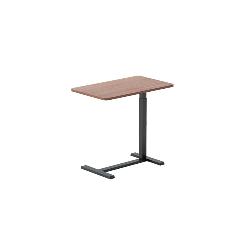 Modern Minimalist Rectangular Particle Board Carbon Steel Side Table 1-Tier For Living Room