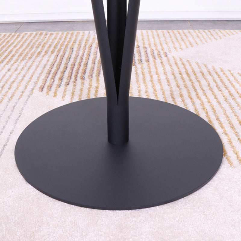 Moderner minimalistischer runder Eisenstahlplatten-Bartisch für das Esszimmer 