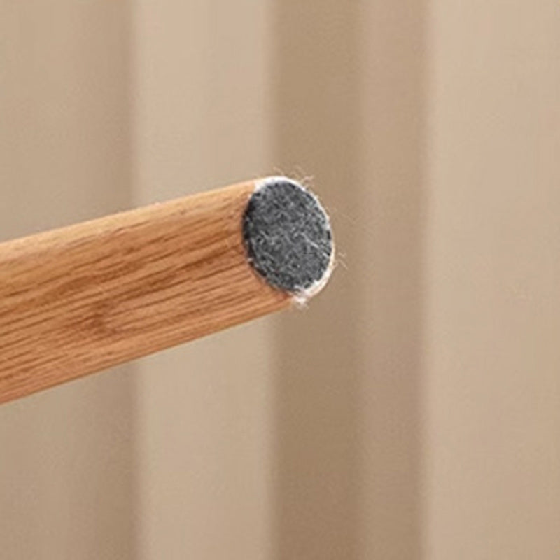 Tabouret de coiffeuse carré en lin et coton traditionnel japonais, sans dossier ni accoudoirs, pour chambre 